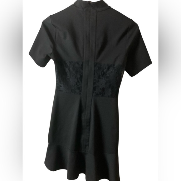 BCBGeneration Black Puff Sleeve Mini Dress - Picture 3 of 10